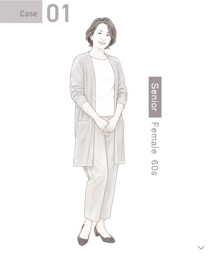 シニア世代　60代女性