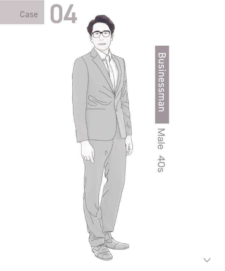 ビジネスマン　40代男性